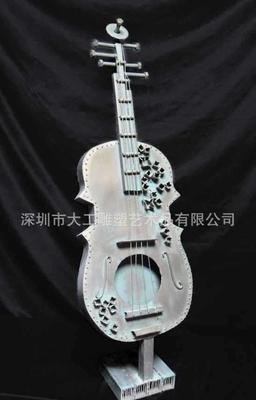 乐器雕塑吉他萨克斯大号二胡小提琴雕塑直销质量保证